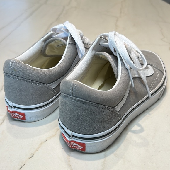 Vans Old Skool Shoe. Drizzle/True White (Size 6.5) - Picture 6 of 13